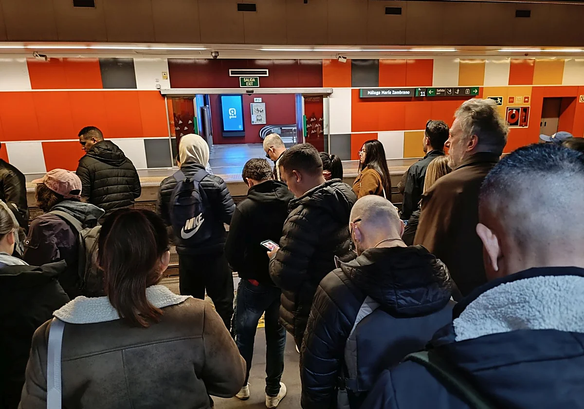 Tercer día de caos por la huelga en los Cercanías de Málaga