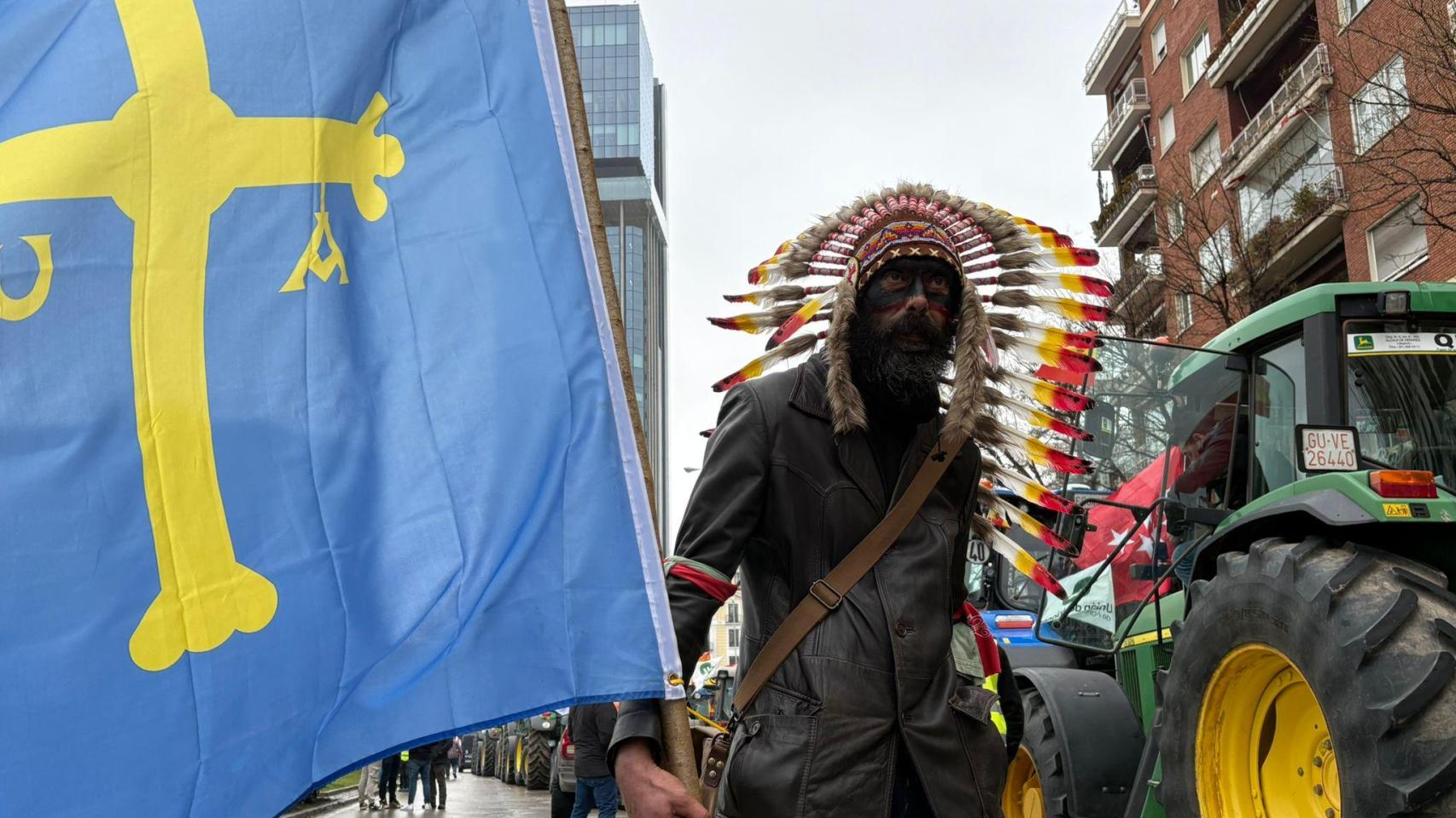 Más de 2.500 agricultores toman Madrid contra Mercosur: "Nos colonizan; el trigo se vende como hace 30 años"