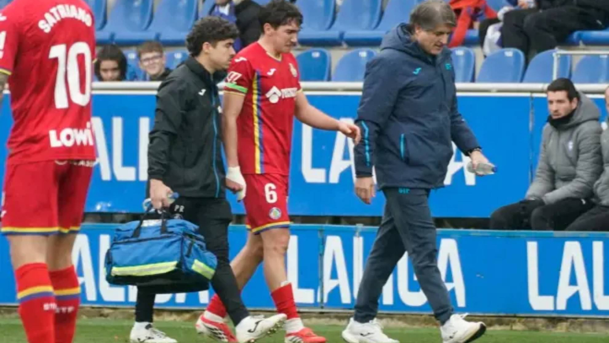 Mario Martín, de tres a cuatro semanas de baja por un esguince de grado dos