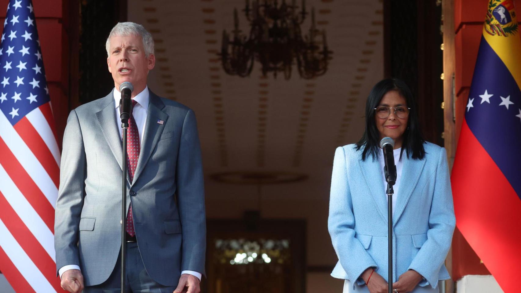 Delcy Rodríguez se compromete con el secretario de Energía de EEUU a tener una "asociación productiva a largo plazo"