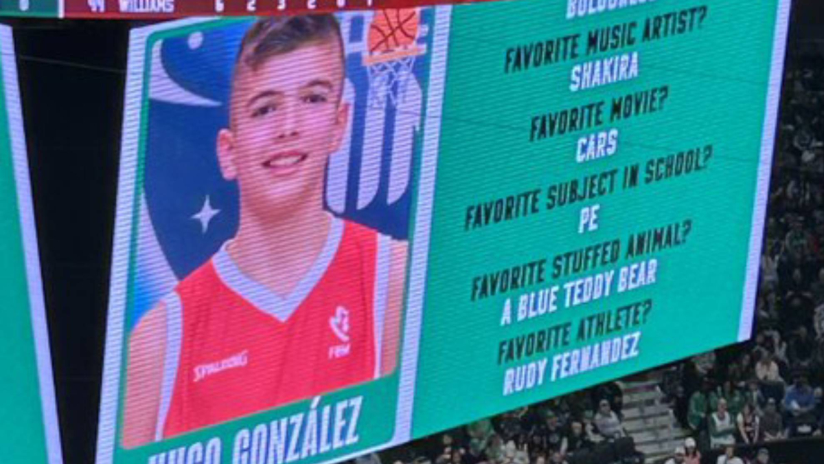 Hugo González juega con los Celtics tras entrenar con el filial y su versión infantil conquista Boston