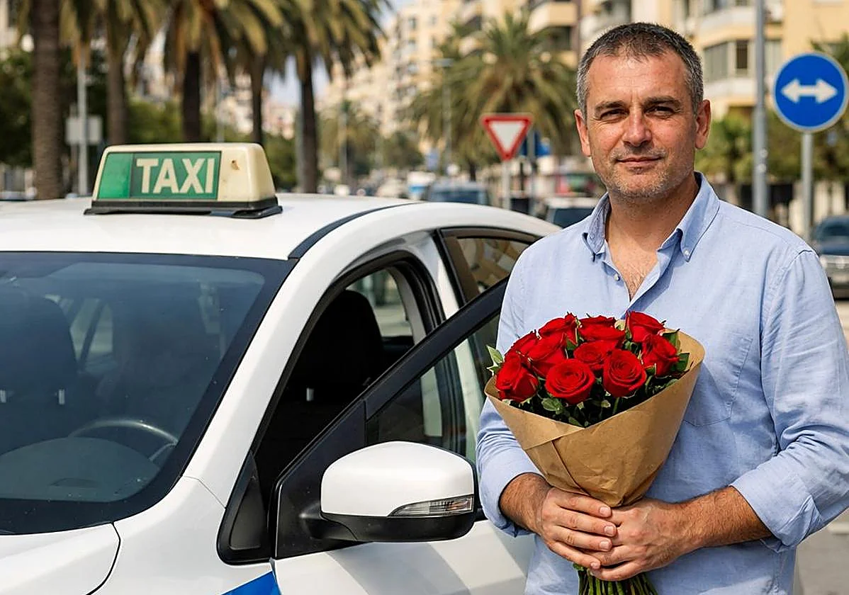 Taxis con Rosas: la fórmula malagueña para salvar San Valentín