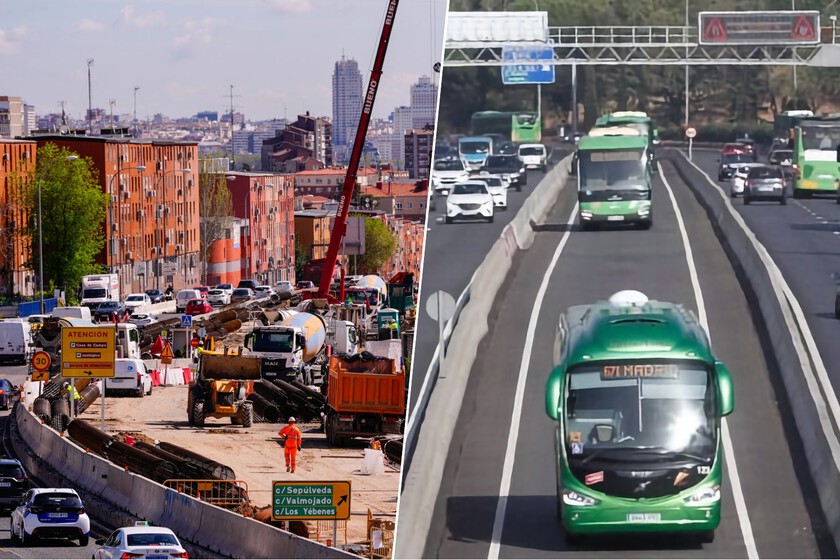Las obras de soterramiento de la A-5 suman un nuevo dolor de cabeza: el carril BUS-VAO entre Alcorcón y Madrid