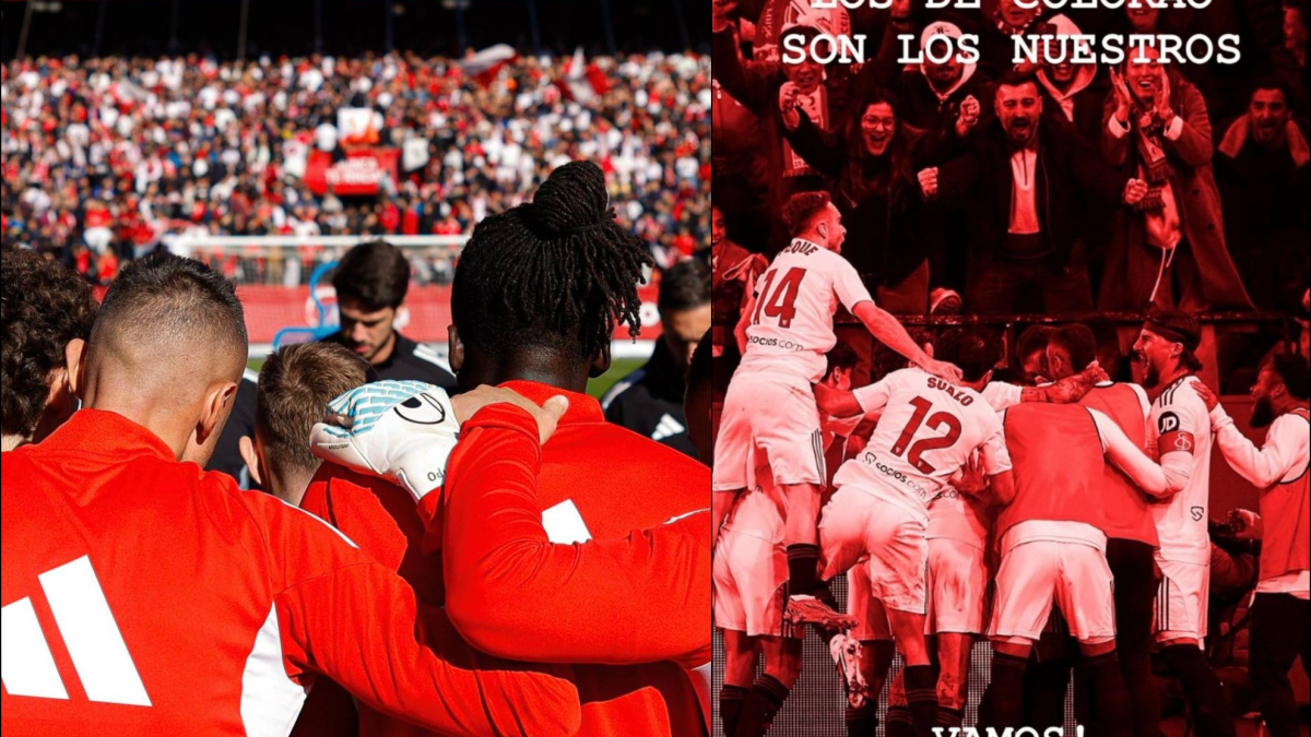 Conjura de los jugadores del Sevilla: "Los de colorao son los nuestros"