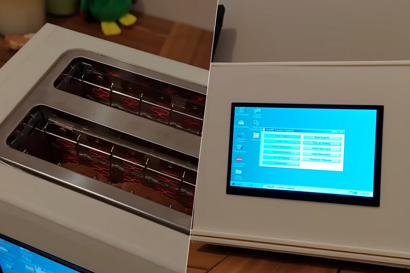 Creíamos que ya lo habíamos visto todo con Windows 98: alguien ha conseguido que funcione dentro de una tostadora