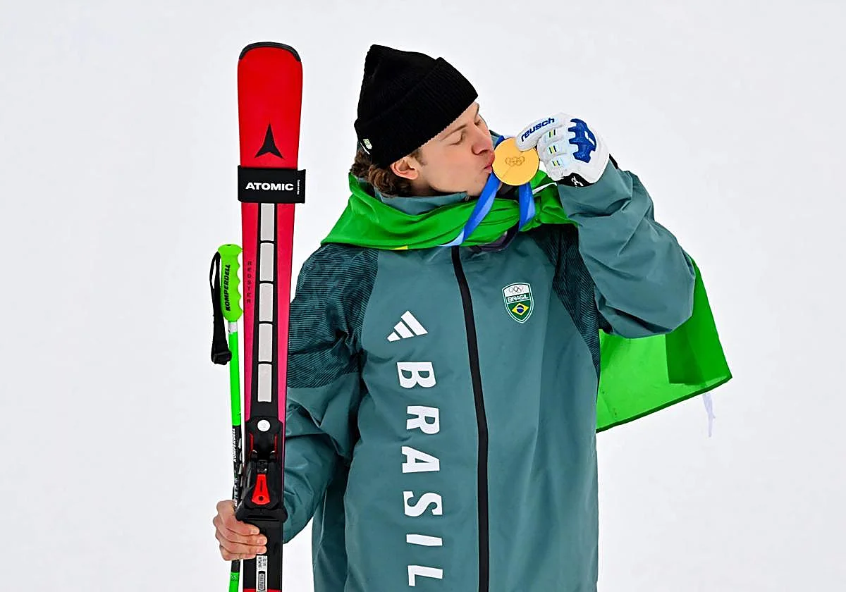 Lucas Pinheiro, la samba de oro de los Juegos de Invierno