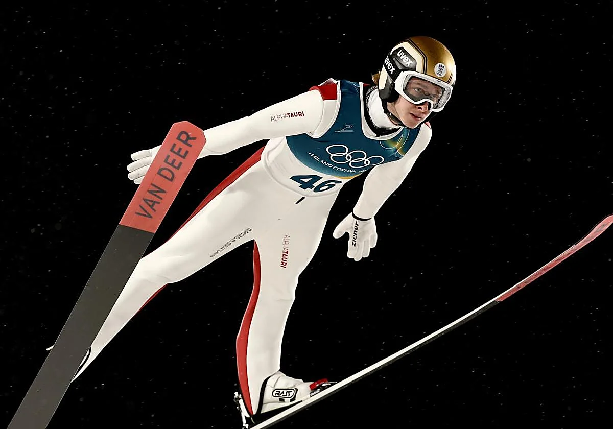 Daniel Tschofenig, descalificado por llevar unas botas dos centímetros más grandes que su pie