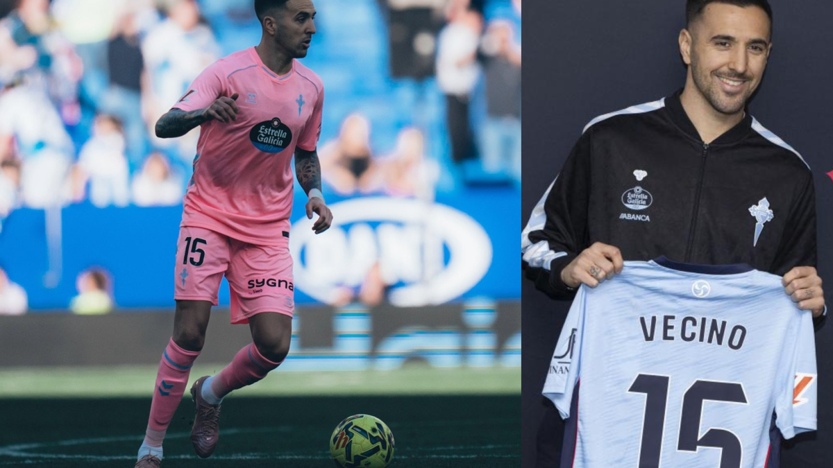 Matías Vecino debutó con el Celta