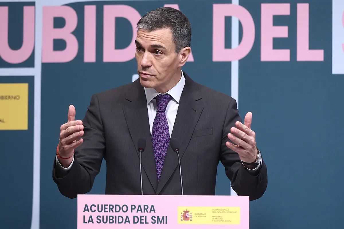 Las manos de Pedro Sánchez