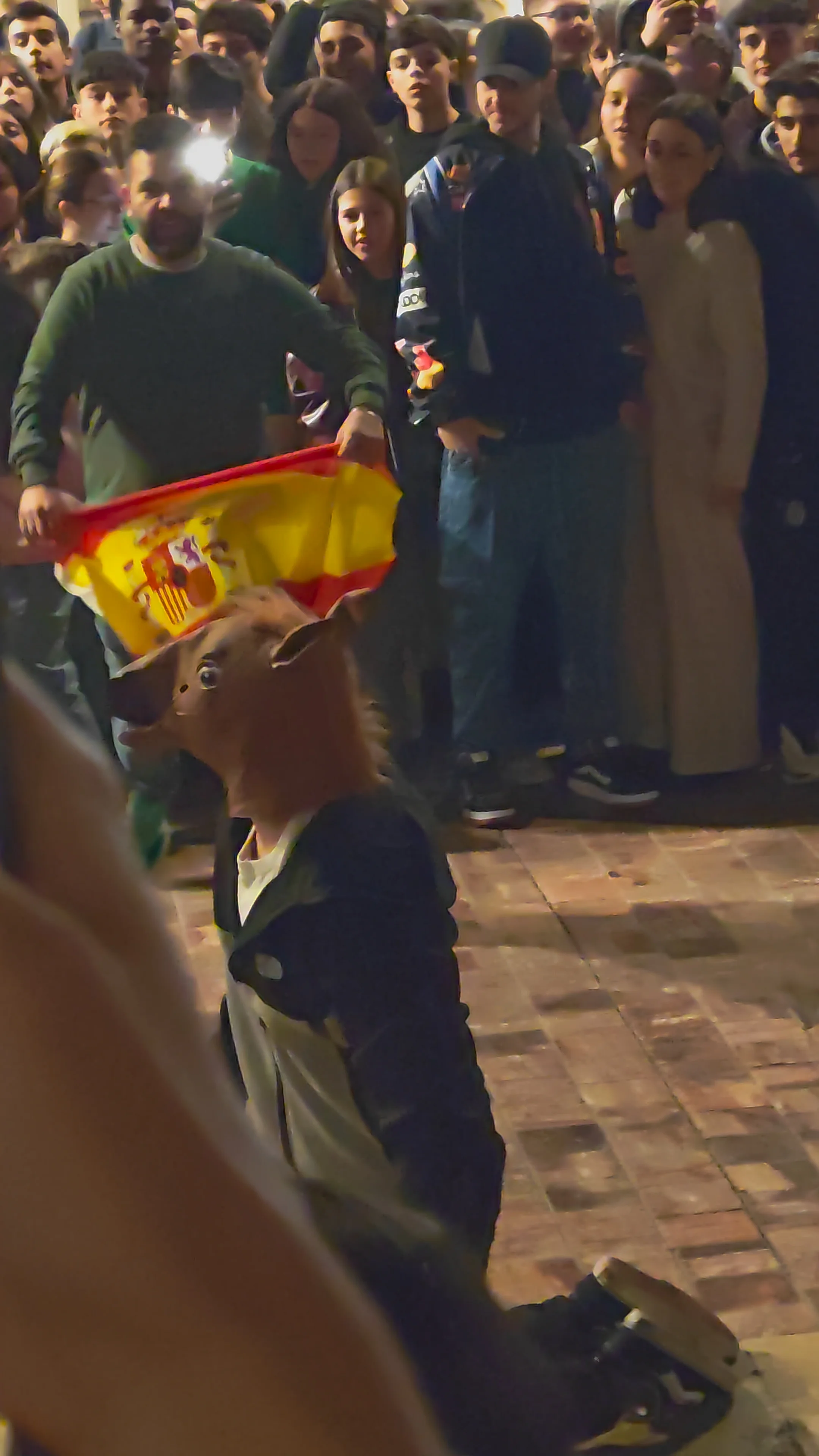 Quedada 'therian' en Málaga: mulititud de curiosos, cero 'animales'