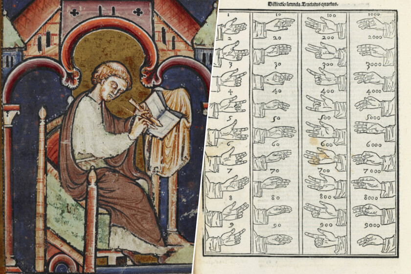 La Edad Media parece una era oscura. Hasta que descubres que eran capaces de contar hasta 9.999 con los dedos de las manos