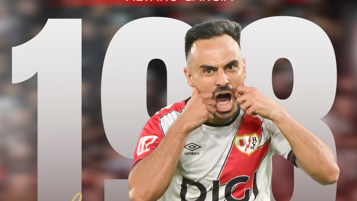 Álvaro García ya es el hombre récord del Rayo