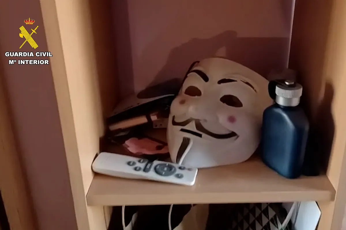 Detenidos cuatro cabecillas de Anonymous en España por ciberataques a organismos públicos