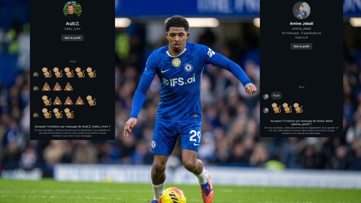 Fofana enseña los mensajes racistas recibidos: "Deberían meterte en un zoo"