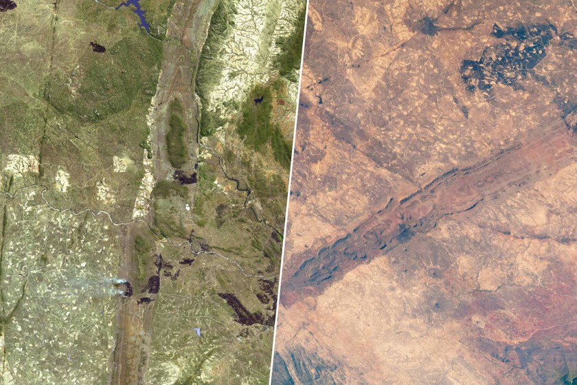 La 'cicatriz' de 2.500 millones de años en África que la NASA lleva décadas mirando desde el espacio: por qué sigue visible hoy
