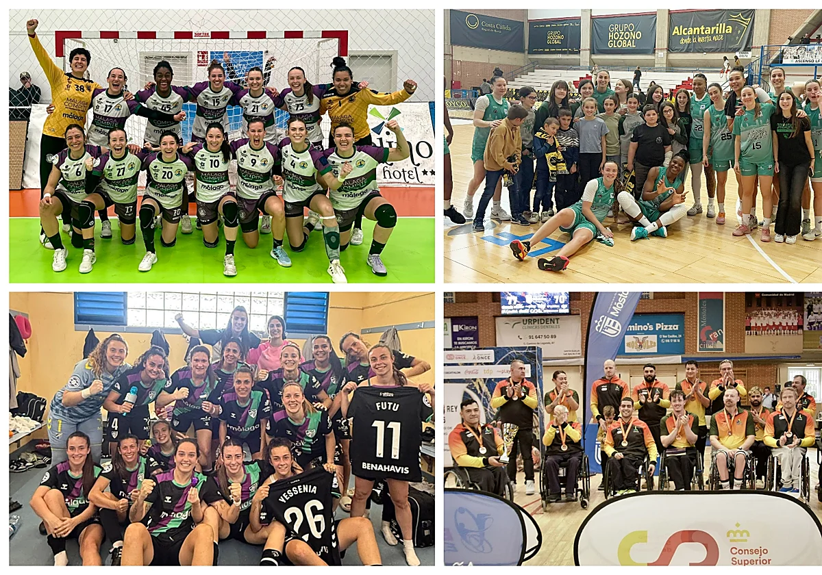 Polideportivo malagueño: Brillante domingo para los equipos de la provincia