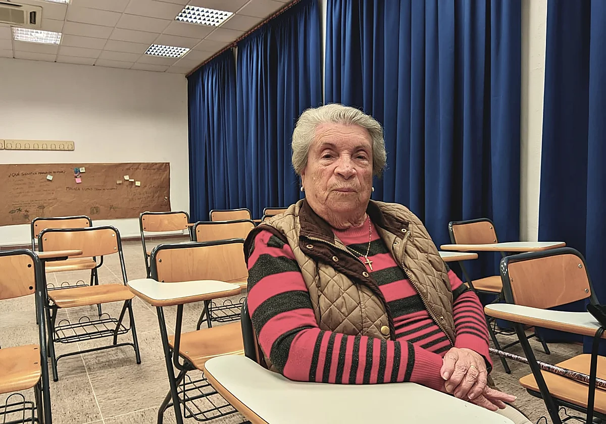 María Dolores Busó, la alumna centenaria de la UMA: «Los vínculos sociales me dan vida»