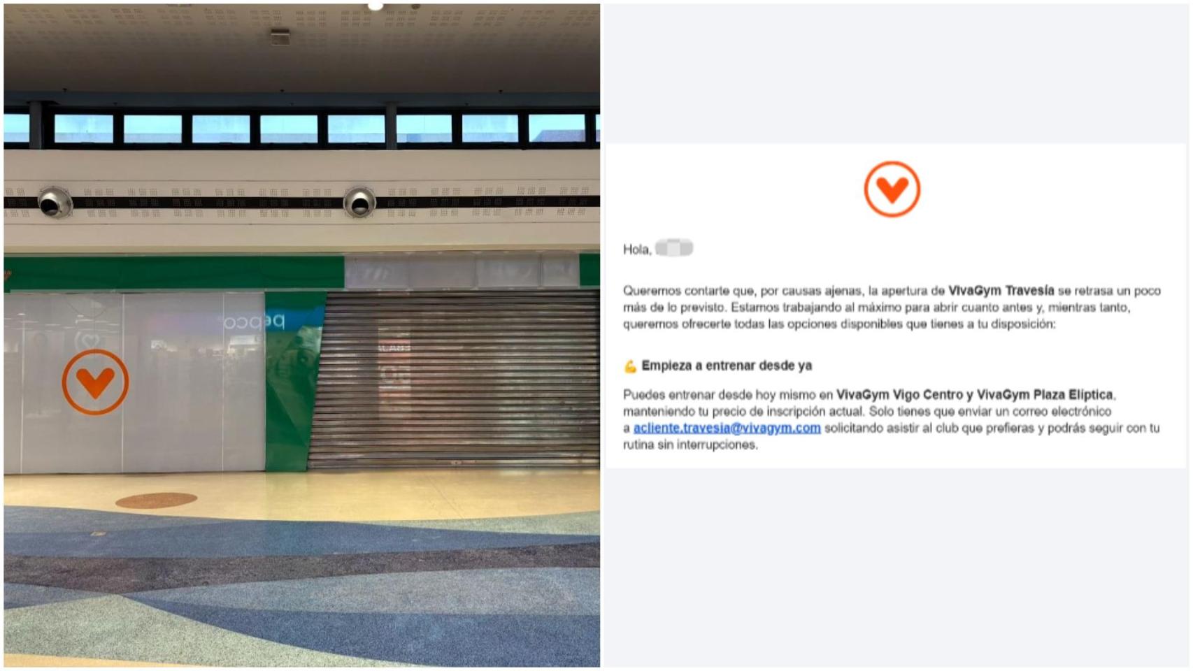 Meses de espera para la apertura de los nuevos gimnasios de Vigo: "Cada día dicen una fecha diferente"