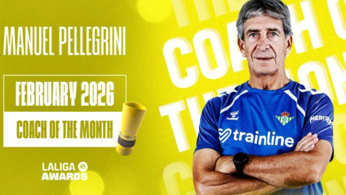 Pellegrini, elegido mejor entrenador de LaLiga en el mes de febrero