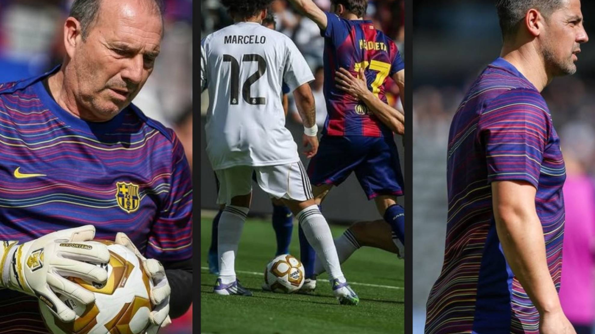 El paso del tiempo hace mella en los mitos de Barça y Madrid<br>