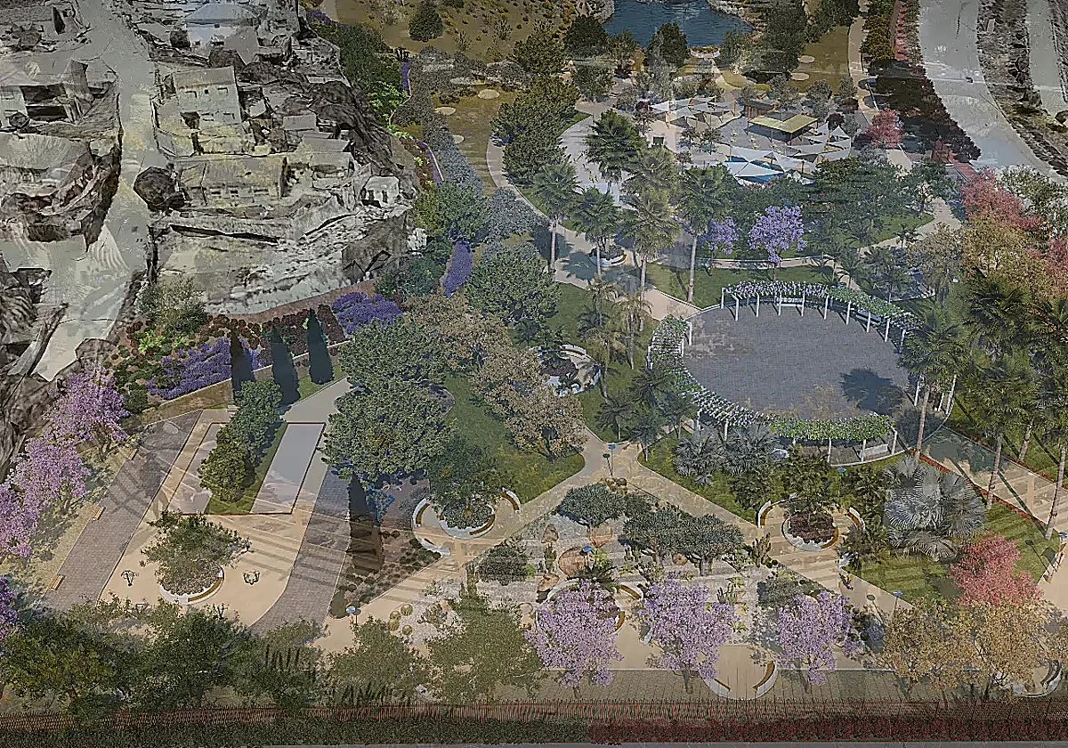 La Junta tiene que ceder un monte a Rincón de la Victoria para el futuro Parque del Mediterráneo