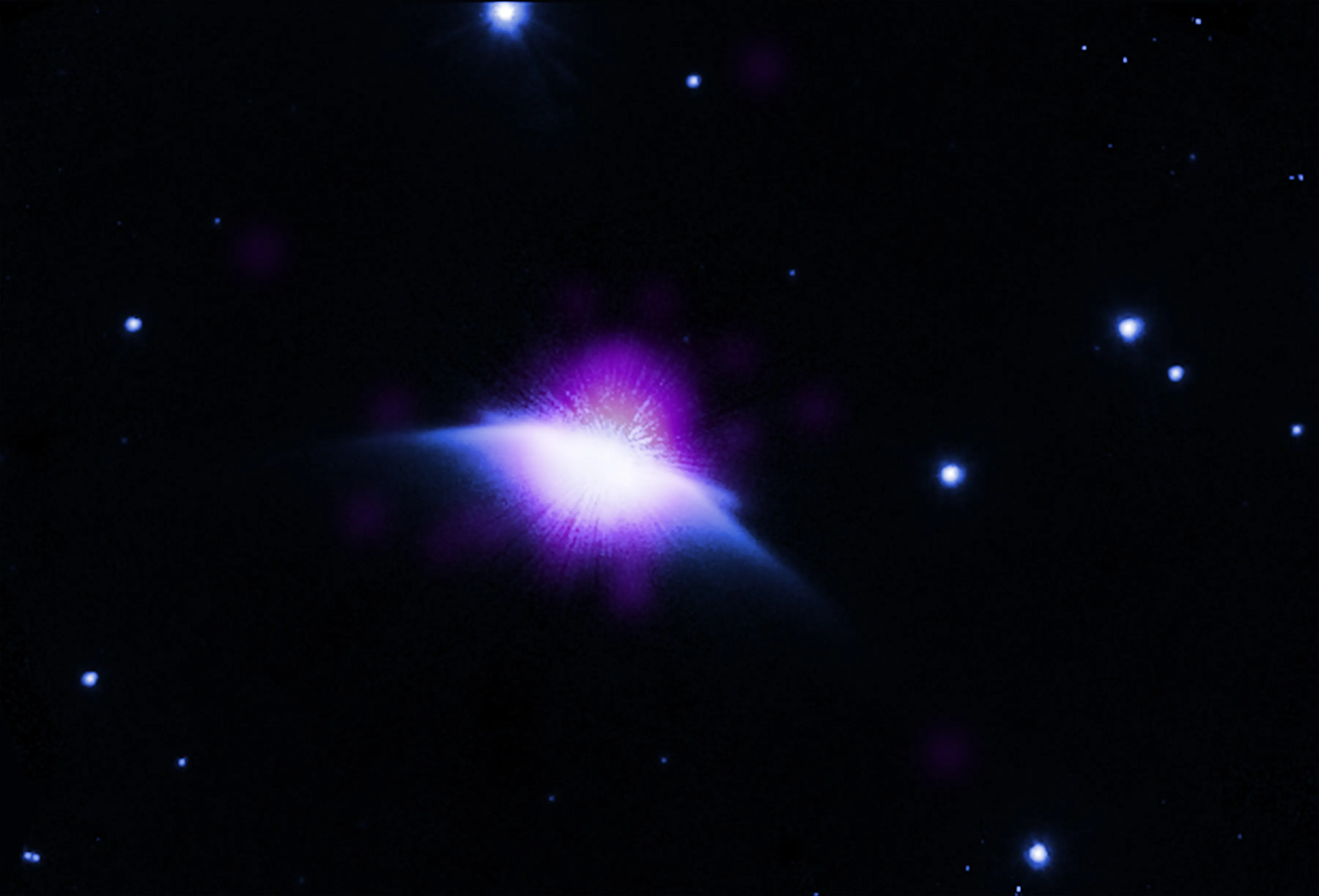 Young ‘Sun’ Caught Blowing Bubbles by NASA’s Chandra