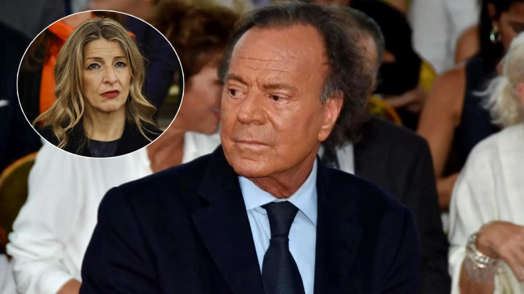 Julio Iglesias demanda a Yolanda Díaz por acusarle de "abusos sexuales" y "esclavitud" contra sus trabajadoras