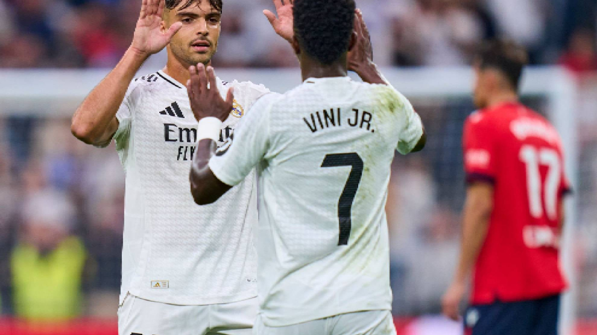 Veinte denuncias a Osasuna por cánticos contra Asencio y Vinicius