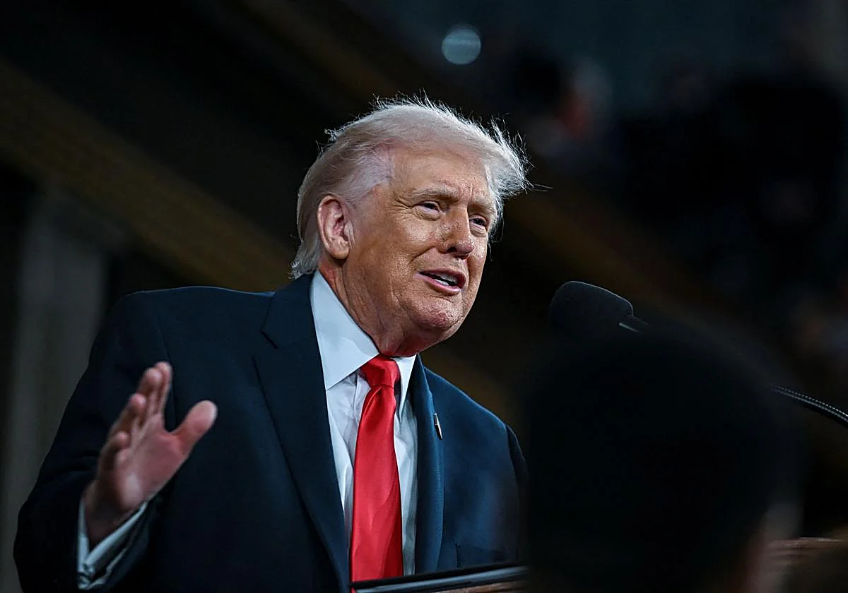 Las anécdotas del discurso del estado de la Unión: un opositor venezolano, carteles contra Trump y unos invitados olímpicos