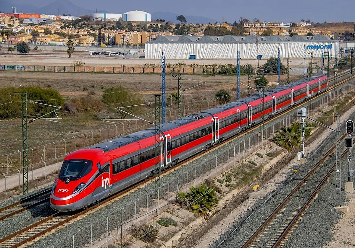 Más daños colaterales del corte en la línea de alta velocidad a Málaga: 40 empleados de Iryo, en ERTE