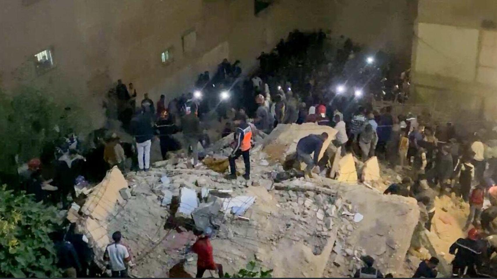 Al menos 19 muertos en el derrumbe de dos edificios en la ciudad marroquí de Fez en los que vivían ocho familias