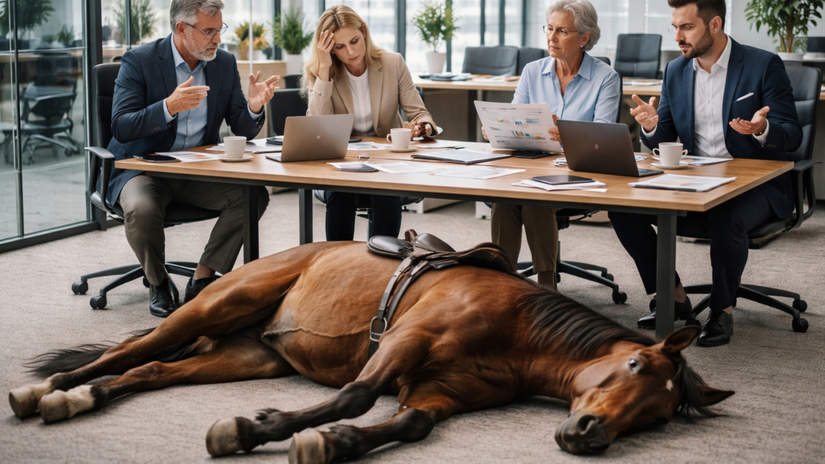 La 'teoría del caballo muerto', la metáfora que puede salvar una empresa