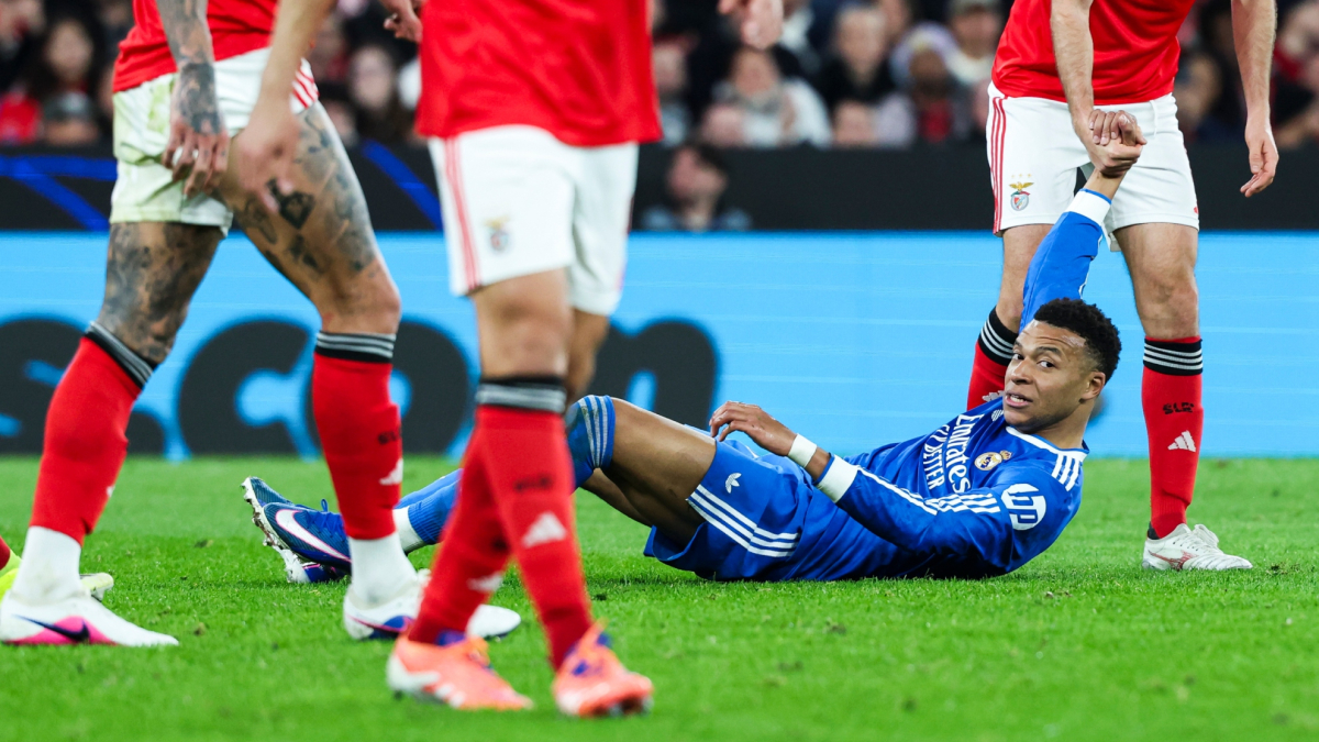 Mbappé, situación extraña