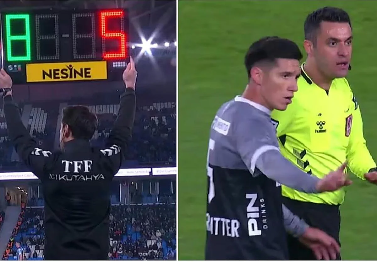 Polémica en Turquía: Matías Kranevitter se negó a salir cuando iba a ser cambiado