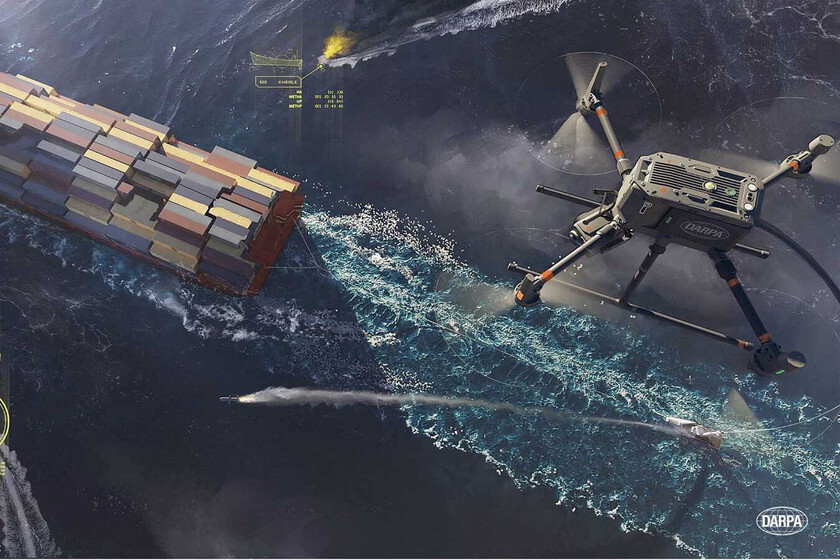 Estados Unidos ha encontrado cómo proteger sus barcos más vulnerables en alta mar: con drones de escolta