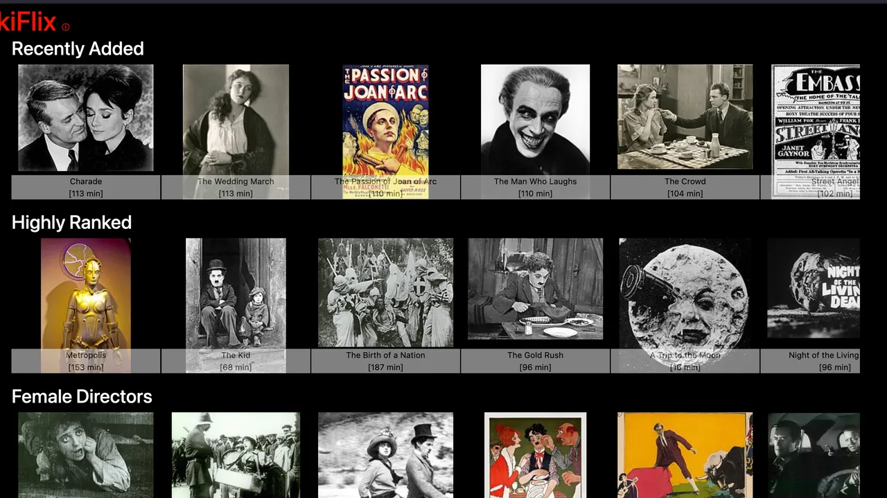 Mira gratis más de 4,000 películas de dominio público: así es WikiFlix