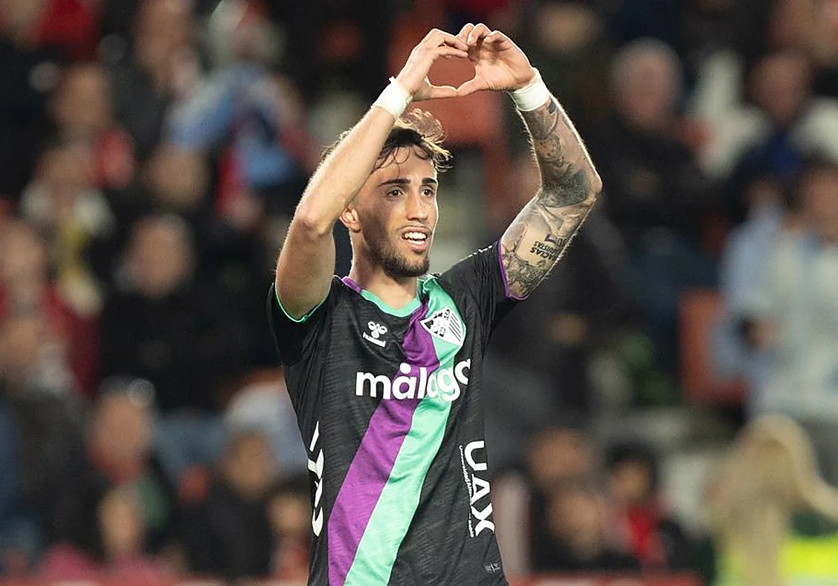 Larrubia suma y sigue: seis goles en mes y medio, y decisivo en tres victorias del Málaga