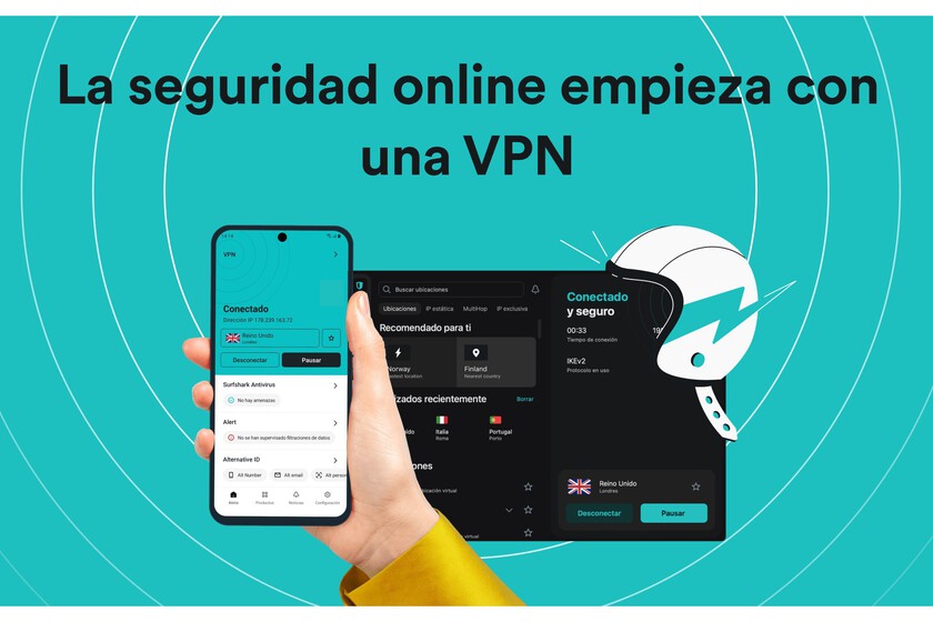 Surfshark recupera sus mejores precios antes de Navidad: su VPN sale ahora mismo menos que un café
