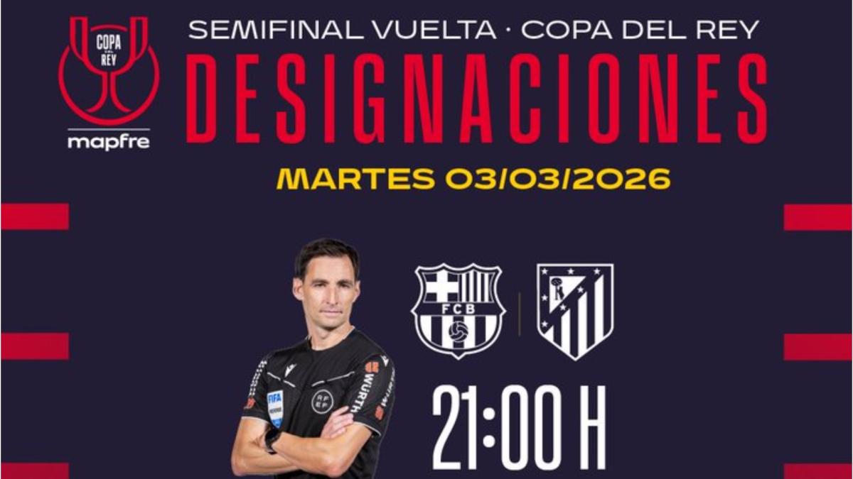 Ya hay árbitro para el Barça-Atlético