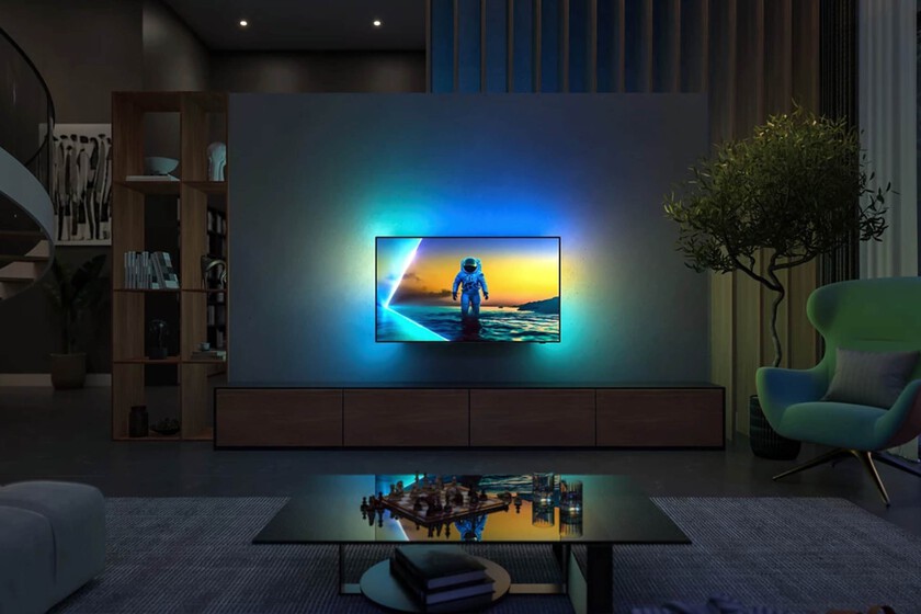 Cuesta 700 euros menos y es una tele con una bestial pantalla OLED de 55 pulgadas y con Ambilight