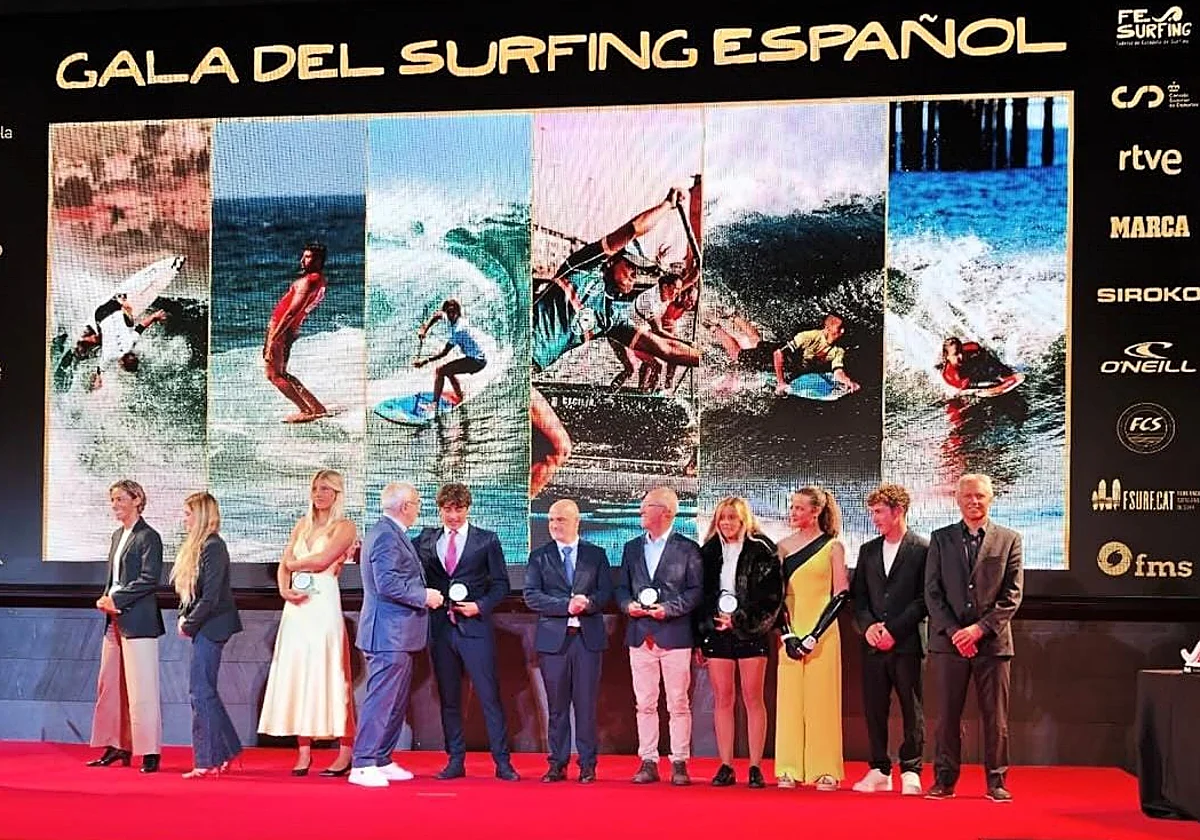 Sarah Almagro, reconocida en la Gala del Surfing Español