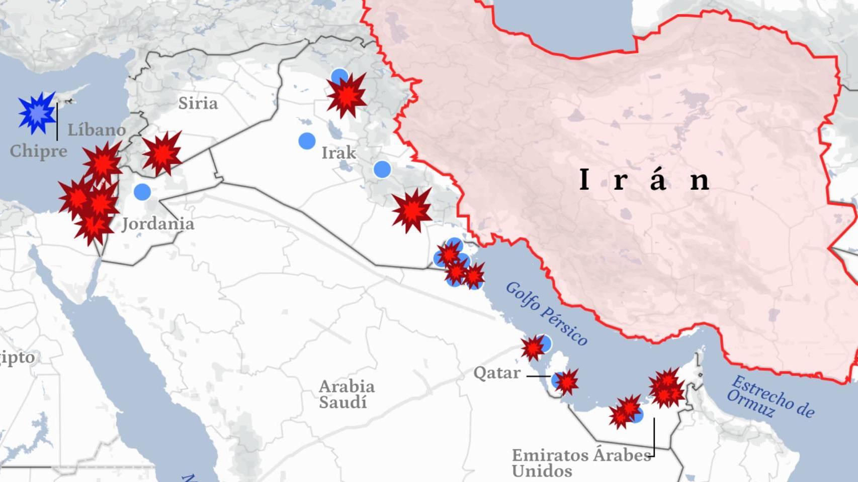 La escalada bélica prosigue con ataques iraníes en todo el Golfo: Trump y Netanyahu asumen que la guerra puede durar más
