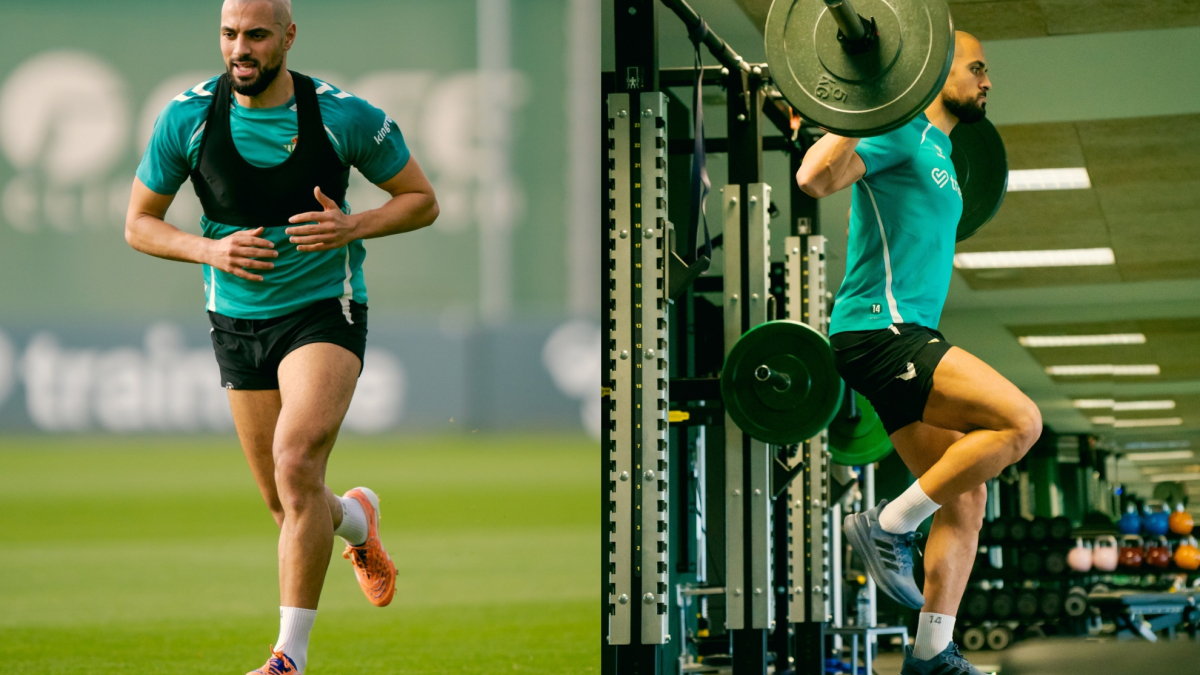 Amrabat, un paso más cerca: ya corre sobre el césped