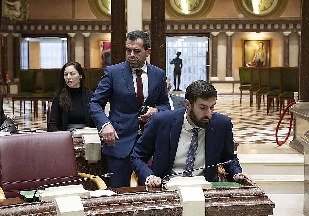 La Asamblea de Murcia rechaza el escrito de Vox para quitar la portavocía a Antelo