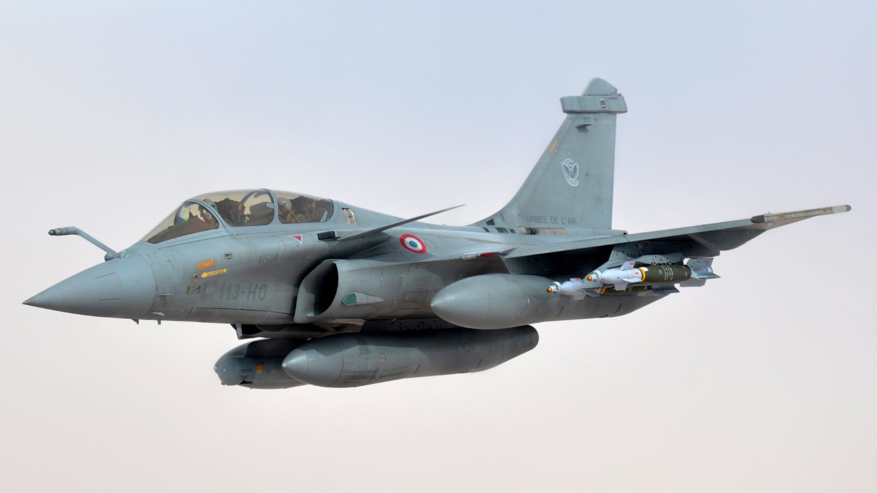 Los cazas 'Rafale' franceses ya han derribado varios drones iraníes sobre Emiratos Árabes