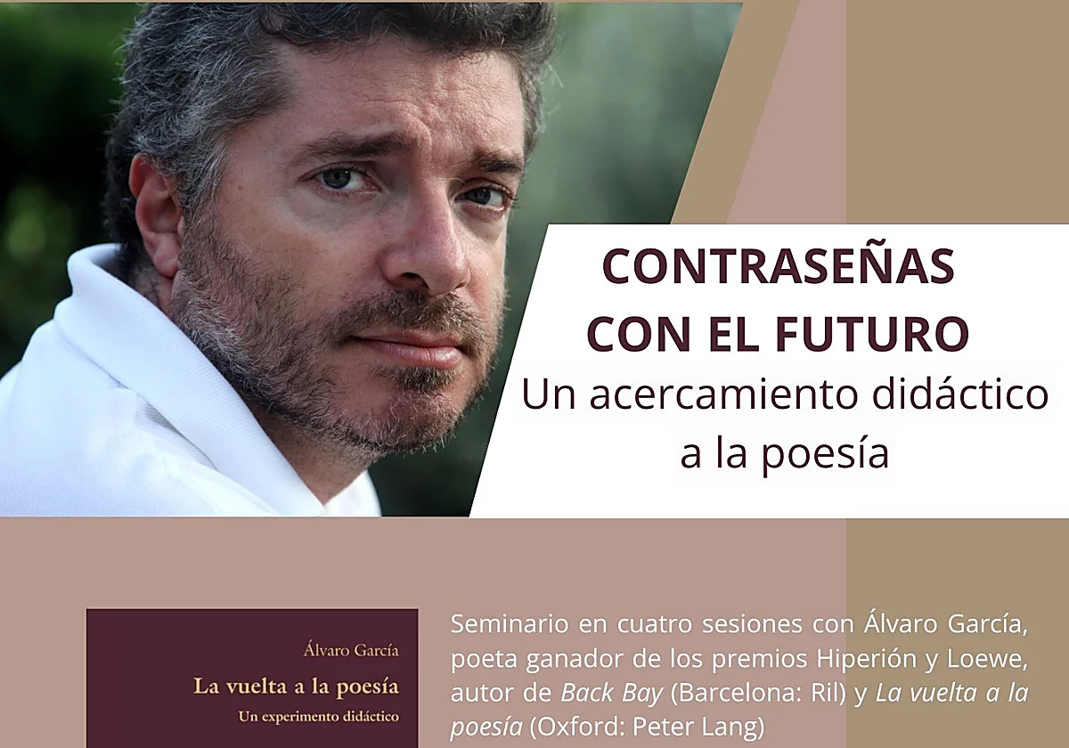 Marbella organiza un seminario de poesía de la mano del autor Álvaro García