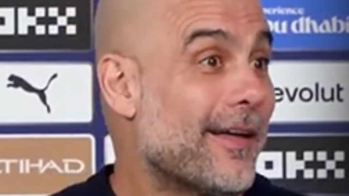 El lado más sarcástico de Guardiola tras descolgarse en la Premier<br>