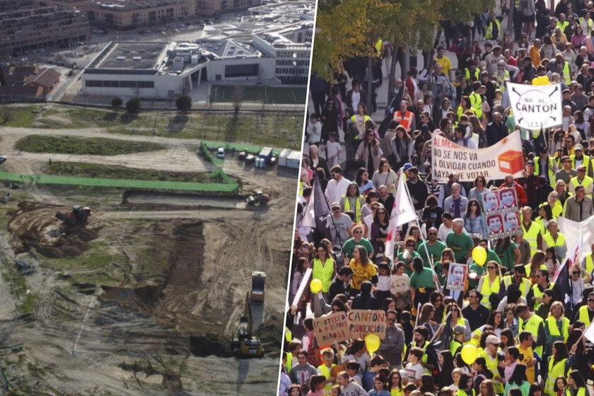 Madrid está descubriendo que hay algo más polémico que el 'tasazo' de la basura: donde diablos colocar un cantón de basuras