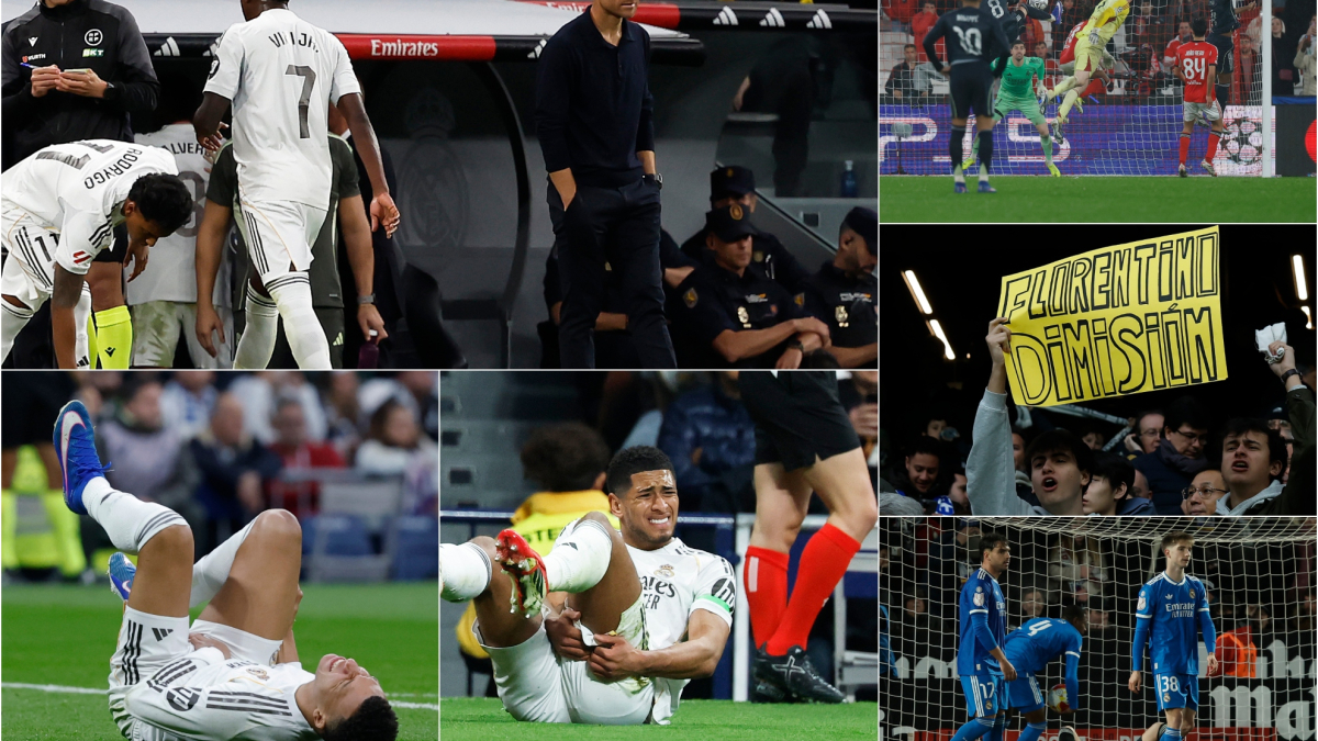 El año súper horrible del Real Madrid