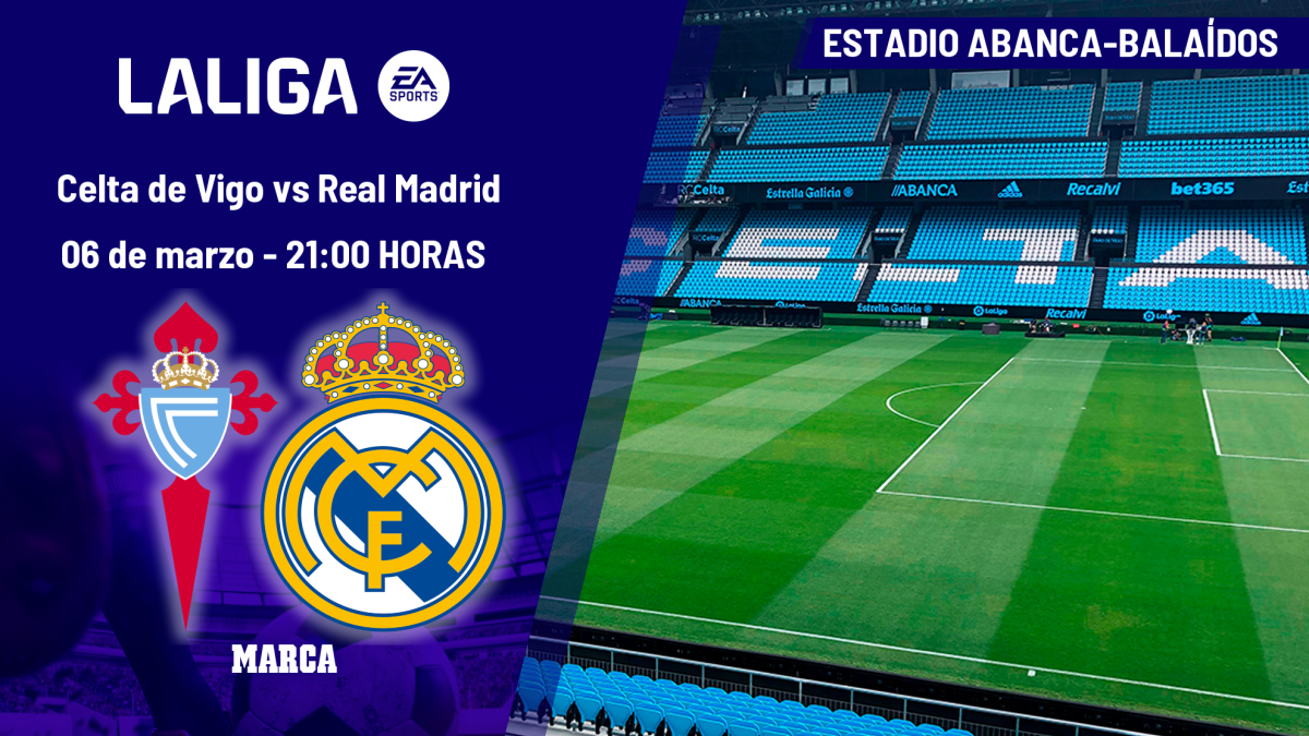 Celta de Vigo - Real Madrid: dónde ver en TV y horario del partido de LaLiga EA Sports
